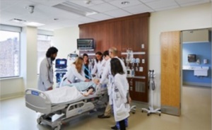 simulation lab with doctors