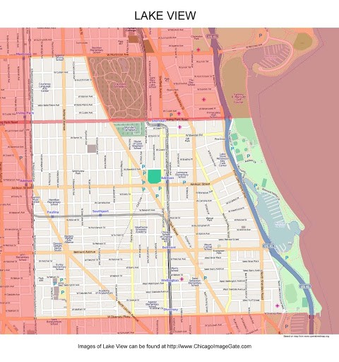 map of lakeview area