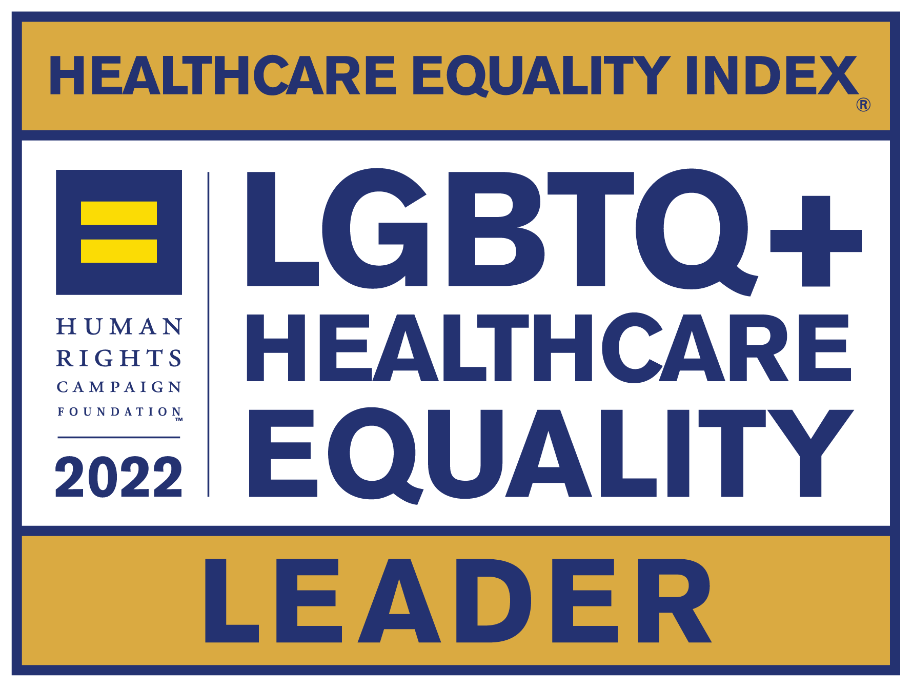 Healthcare Equality Index 2022 Leader